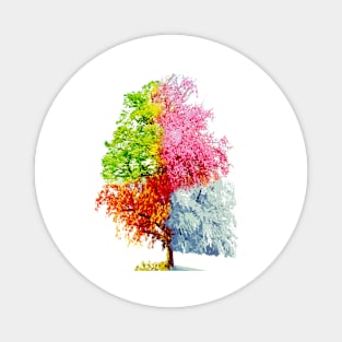 Seasons tree Magnet